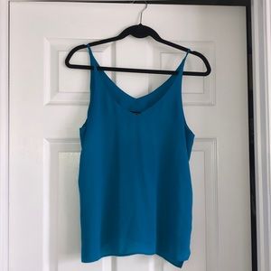 Dressy Blue Tank Top